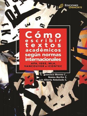 cover image of Cómo escribir textos académicos según normas internacionales